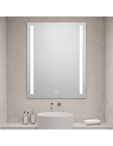 Espejo Led Táctil Vertical 60x80 Dimerizable ZC